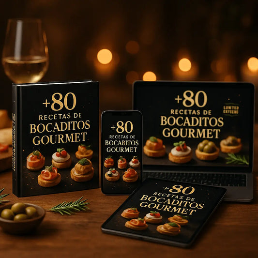 🥪 80 Recetas de Bocaditos Gourmet