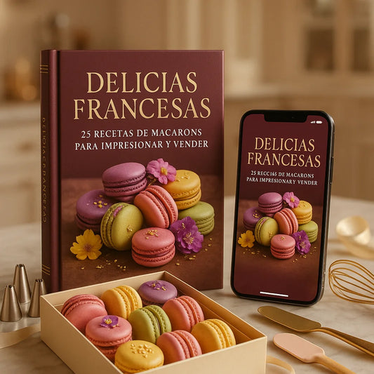 🧁 25 Recetas de Macarons Rentables