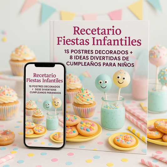 🎈Recetario de Postres para Fiestas Infantiles